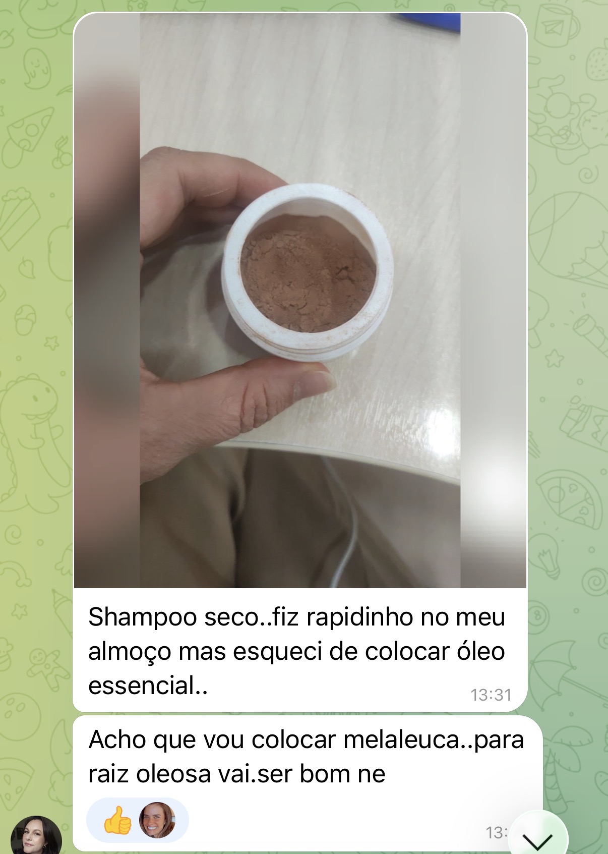 Aluna AGS em prática